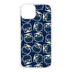 Cute Seamless Owl Background Pattern Iphone 13 Tpu Uv Print Case