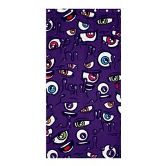 Eye Artwork Decor Eyes Pattern Purple Form Backgrounds Illustration Shower Curtain 36  X 72  (stall)  by Grandong