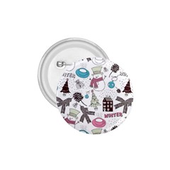 Christmas Themed Collage Winter House New Year 1 75  Buttons by Grandong