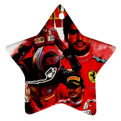 Carlos Sainz Star Ornament (two Sides)