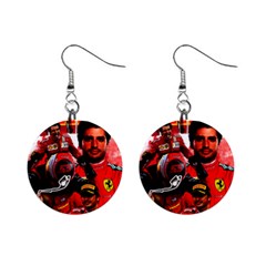 Carlos Sainz Mini Button Earrings by Boster123