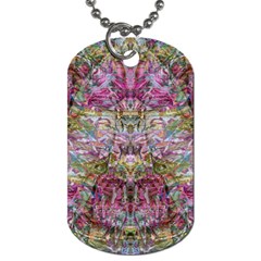 Trama Blend Dog Tag (two Sides) by kaleidomarblingart