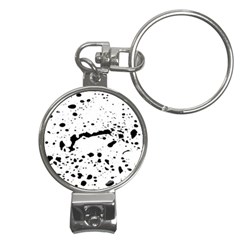 Monochrome Mirage  Nail Clippers Key Chain by dflcprintsclothing