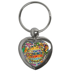 Supersonic Sunblast Key Chain (heart) by chellerayartisans