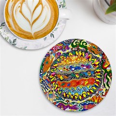 Supersonic Sunblast Uv Print Round Tile Coaster by chellerayartisans