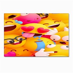 Wallpaper Emoji Postcards 5  X 7  (pkg Of 10) by artworkshop