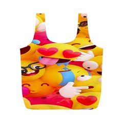 Wallpaper Emoji Full Print Recycle Bag (m) by artworkshop