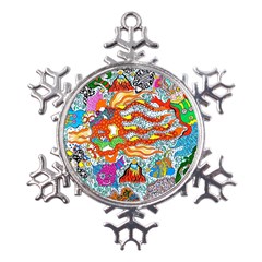 Supersonic Mermaid Chaser Metal Large Snowflake Ornament