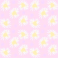 Mazipoodles Bold Daisies Pink Play Mat (square) by Mazipoodles