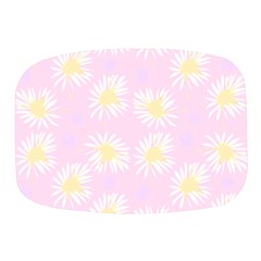 Mazipoodles Bold Daisies Pink Mini Square Pill Box by Mazipoodles