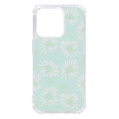 Mazipoodles Bold Daisies Spearmint Iphone 14 Pro Tpu Uv Print Case by Mazipoodles