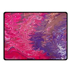 Fuchsia Flow Fleece Blanket (small)