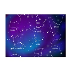 Realistic Night Sky With Constellations Sticker A4 (10 Pack) by Cowasu