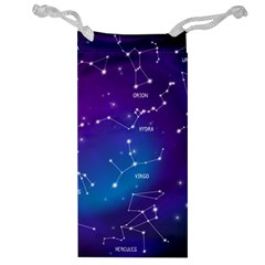 Realistic Night Sky With Constellations Jewelry Bag