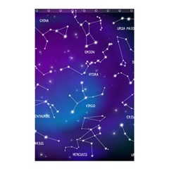 Realistic Night Sky With Constellations Shower Curtain 48  X 72  (small)  by Cowasu