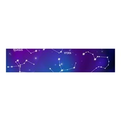 Realistic Night Sky With Constellations Velvet Scrunchie by Cowasu