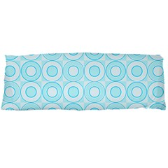 Mazipoodles Baby Blue Check Donuts Body Pillow Case Dakimakura (two Sides) by Mazipoodles