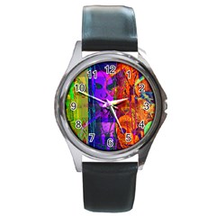 Lou Round Metal Watch by MRNStudios