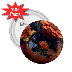 Crocodile Vs Monkey Watercolor 1 Dreamshaper V7 3d Floral 0 2 25  Buttons (100 Pack)  by mohdmosin2535