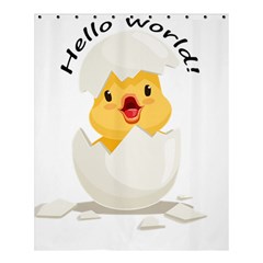 Cute Chick Shower Curtain 60  X 72  (medium)  by RuuGallery10