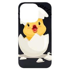 Cute Chick Iphone 14 Pro Black Uv Print Case by RuuGallery10