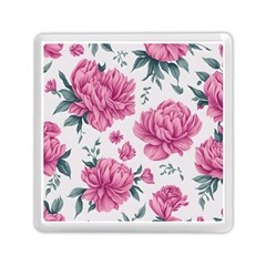 Pattern Flowers Texture Design Memory Card Reader (square) by Grandong