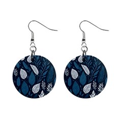 Pattern Flower Texture Mini Button Earrings