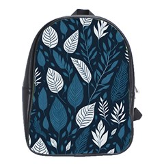Pattern Flower Texture School Bag (Large)