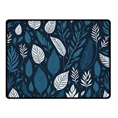 Pattern Flower Texture Two Sides Fleece Blanket (Small)