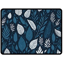 Pattern Flower Texture Two Sides Fleece Blanket (Large)