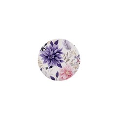 Flowers Pattern Floral 1  Mini Buttons by Grandong