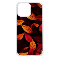 Leaves Autumn Iphone 13 Pro Max Tpu Uv Print Case by Grandong