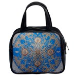 Flower Mandala Pattern Classic Handbag (Two Sides) Front