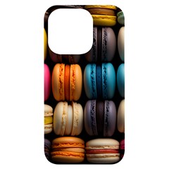 Macaroon Sweet Treat Iphone 14 Pro Black Uv Print Case
