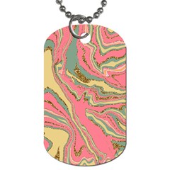 Pattern Glitter Pastel Layer Dog Tag (one Side) by Grandong
