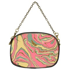 Pattern Glitter Pastel Layer Chain Purse (one Side) by Grandong