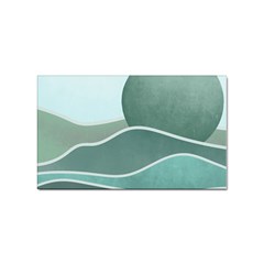 Mountains Wall Print Boho Art Sticker (rectangular) by pakminggu