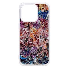 Abstract Waves Iphone 14 Pro Tpu Uv Print Case