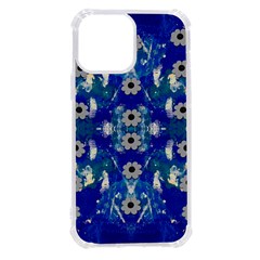 Oilpainting Blue Flowers In The Peaceful Night Iphone 13 Pro Max Tpu Uv Print Case by pepitasart