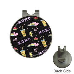 Cute-girl-things-seamless-background Hat Clips With Golf Markers by pakminggu