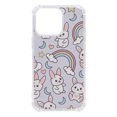 Seamless-pattern-with-cute-rabbit-character Iphone 13 Pro Tpu Uv Print Case by pakminggu