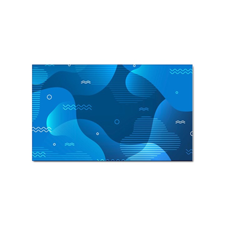 Abstract-classic-blue-background Sticker (Rectangular)