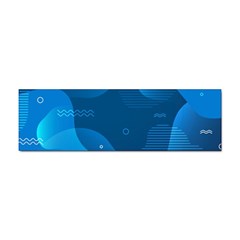 Abstract-classic-blue-background Sticker (Bumper)