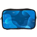 Abstract-classic-blue-background Toiletries Bag (Two Sides) Back