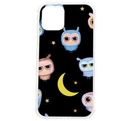 Cute-owl-doodles-with-moon-star-seamless-pattern Iphone 12 Pro Max Tpu Uv Print Case by pakminggu