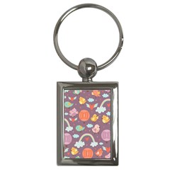 Cute-seamless-pattern-with-doodle-birds-balloons Key Chain (rectangle) by pakminggu