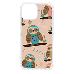 Seamless-pattern-owls-dream-cute-style-pajama-fabric Iphone 13 Mini Tpu Uv Print Case by pakminggu