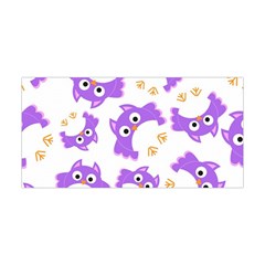 Purple-owl-pattern-background Yoga Headband by pakminggu