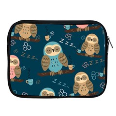 Seamless-pattern-owls-dreaming Apple Ipad 2/3/4 Zipper Cases by pakminggu