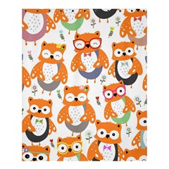 Cute-colorful-owl-cartoon-seamless-pattern Shower Curtain 60  X 72  (medium)  by pakminggu